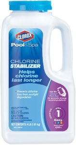 Clorox Pool&Spa Chlorine Stabilizer, 4-Pound 10004CLX