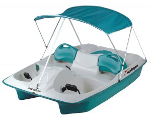 Sun Dolphin Sun Slider 5-Seat Pedal Boat with Canopy