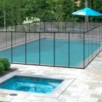 Giantex 4'X12' In-Ground Swimming Pool Fence