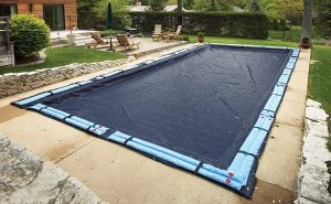 Blue Wave Bronze 20 x 40 ft In-Ground Winter Pool Cover