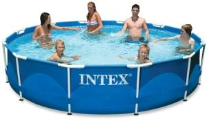Intex 12' x 30" Metal Frame Pool with Filter Pump